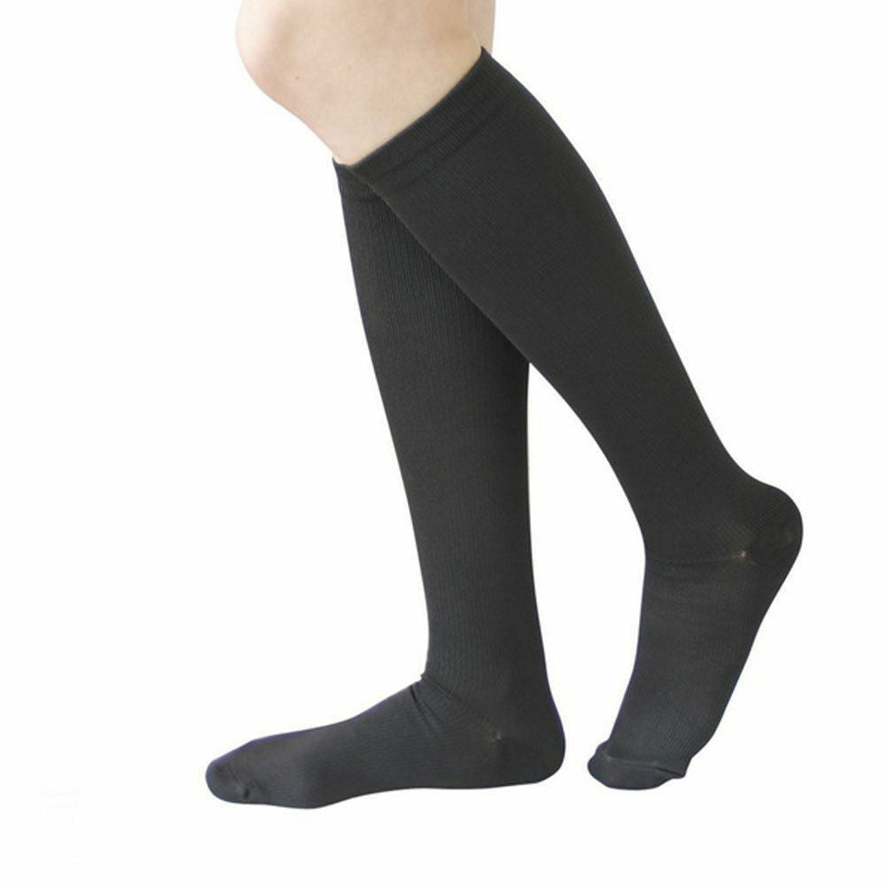 Anti-swelling Varicose Pressure Outdoor Sports Socks Compression Breathable, sweat-absorbent, deodorant, shaping, anti-friction Nylon Socks Black