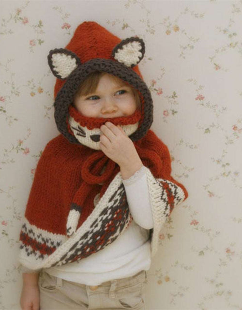 Load image into Gallery viewer, Warm woolen baby hat handmade knitted hat
