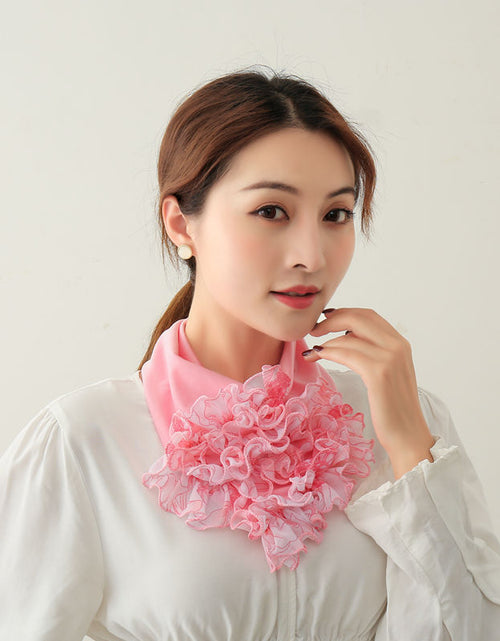 Load image into Gallery viewer, Women&#39;s bib scarf Pink
