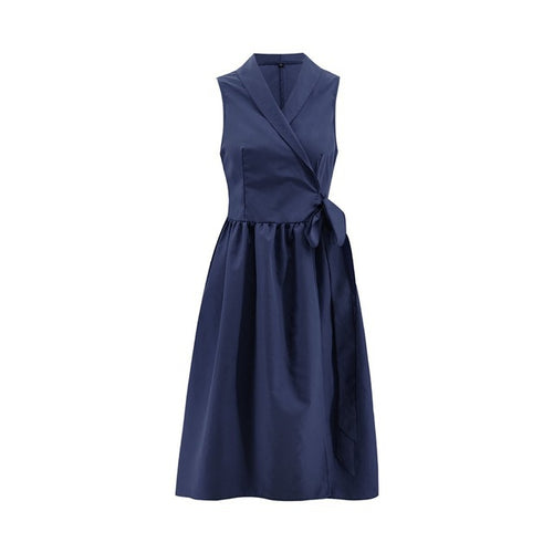 Load image into Gallery viewer, Effortless Elegance: Casual Sleeveless Belt Midi Dress for Chic Females
