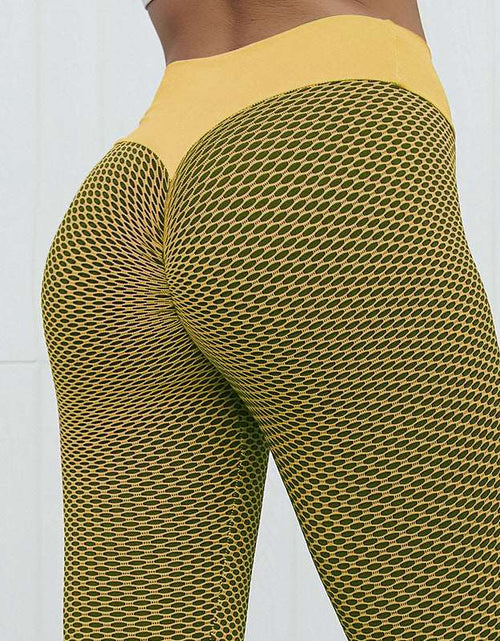 Load image into Gallery viewer, Essential Comfort: Seamless High Waist Leggings for Women - Plain Fitness Yoga Pants, Breathable and Stylish Gym Wear Yellow
