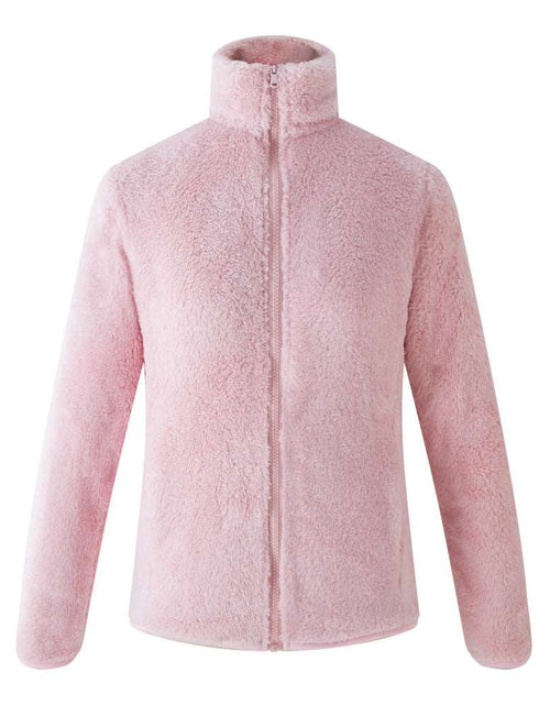 Load image into Gallery viewer, Coral fleece jacket Pink
