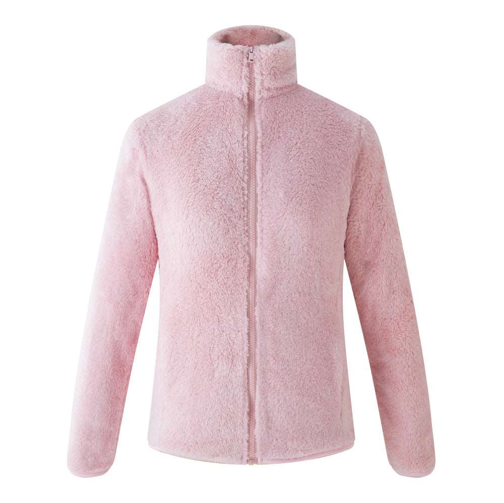 Coral fleece jacket Pink