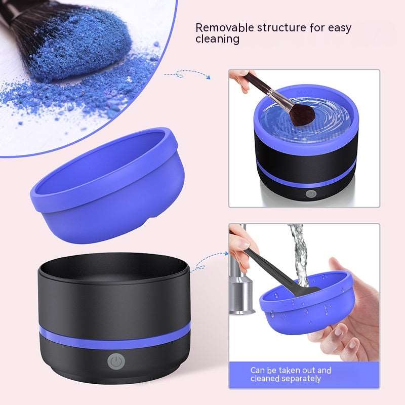 Electric Cosmetic Brush Cleaning Device Type-c Suit Beauty Tools Convenient Efficient Brush Cleaning