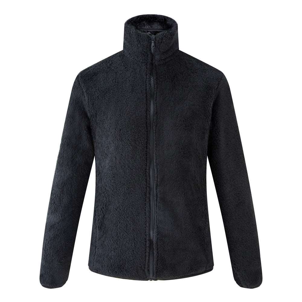 Coral fleece jacket Black