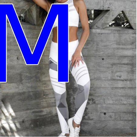 Load image into Gallery viewer, Sculpt &amp; Support: High Elastic Push-Up Fitness Leggings Sport &amp; Yoga Pants in Various Style &amp; Color M Whiteset
