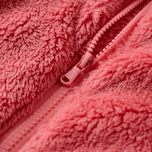 Load image into Gallery viewer, Coral fleece jacket
