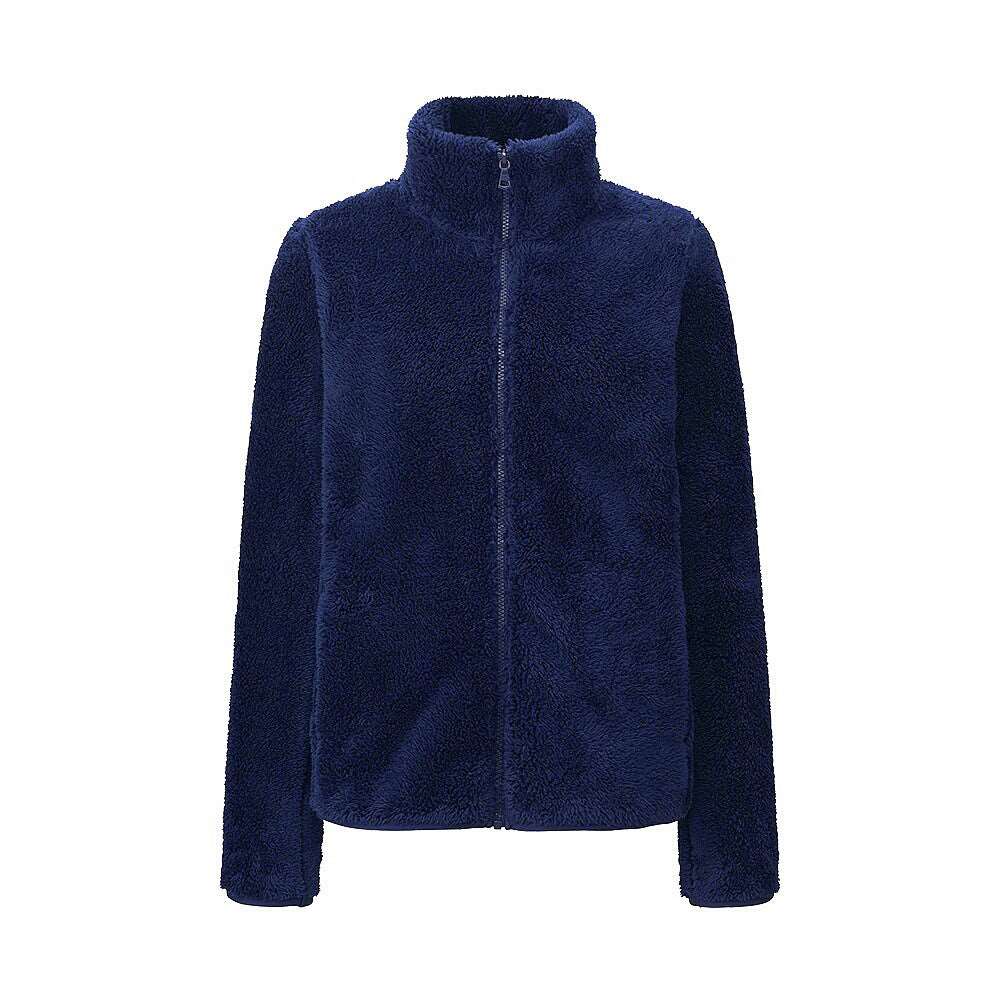 Coral fleece jacket Navy blue