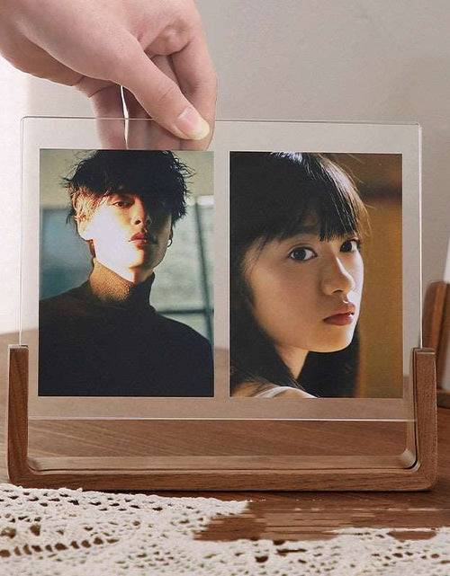 Load image into Gallery viewer, Advanced Sense Walnut U-shaped Photo Frame in Various Size
