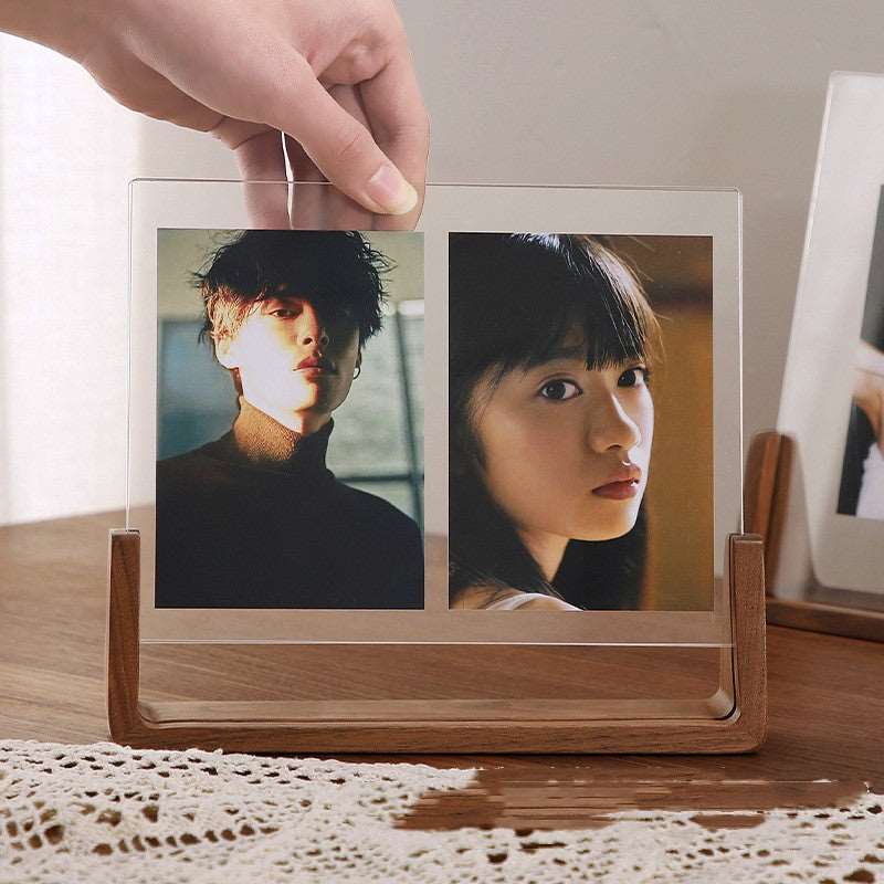 Advanced Sense Walnut U-shaped Photo Frame in Various Size