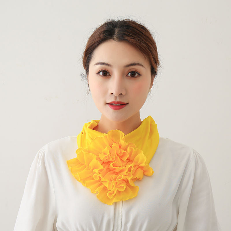 Women's bib scarf Yellow