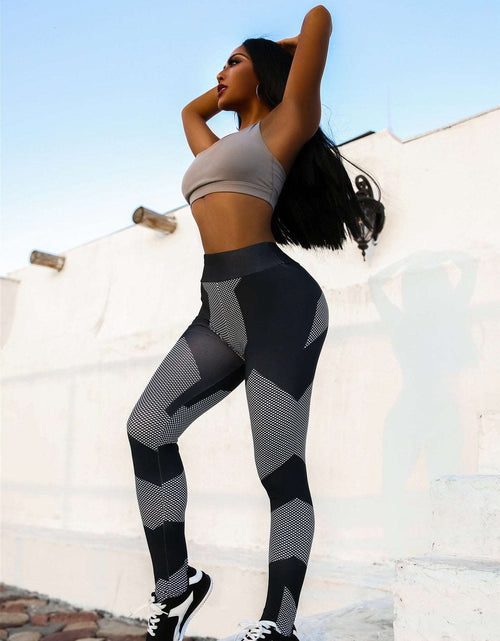 Load image into Gallery viewer, Sculpt &amp; Support: High Elastic Push-Up Fitness Leggings Sport &amp; Yoga Pants in Various Style &amp; Color
