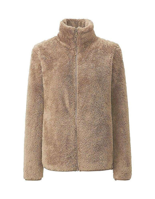 Load image into Gallery viewer, Coral fleece jacket Brown
