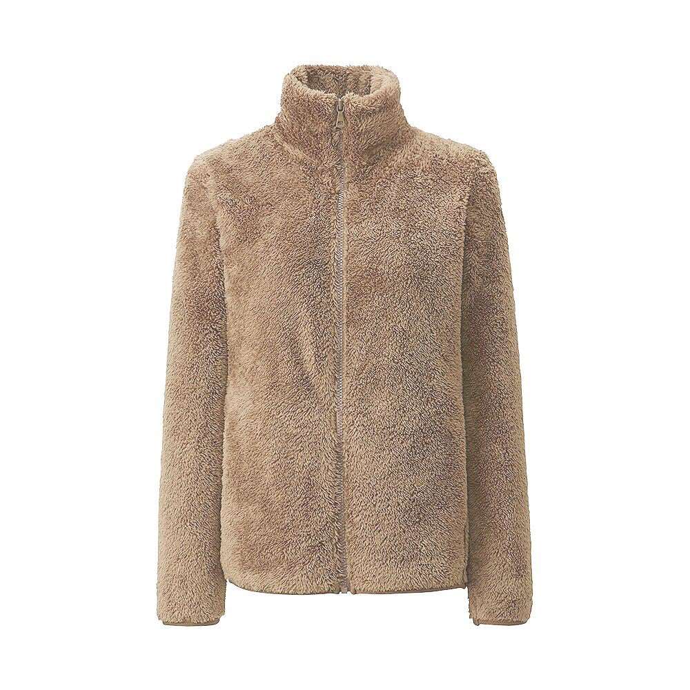 Coral fleece jacket Brown