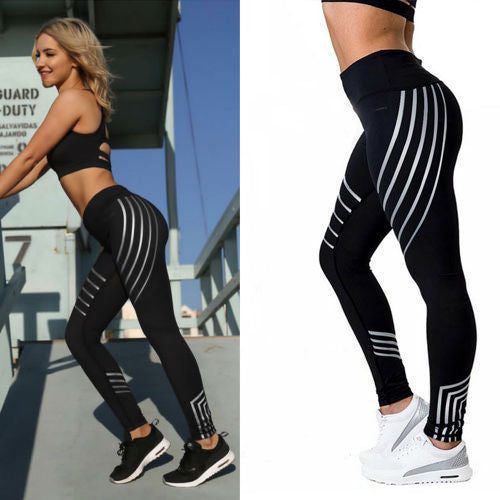 Load image into Gallery viewer, Sculpt &amp; Support: High Elastic Push-Up Fitness Leggings Sport &amp; Yoga Pants in Various Style &amp; Color Black laser suit
