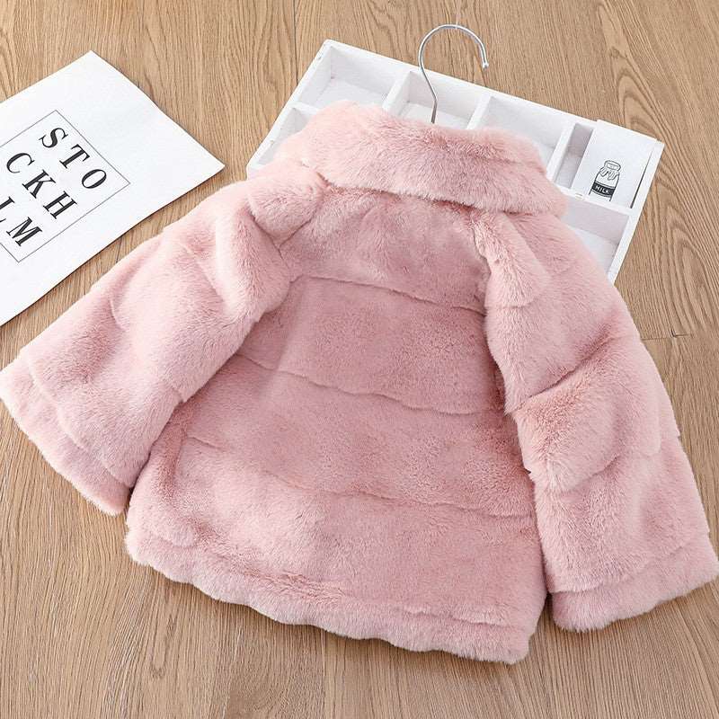 Cutie Winter Fur Coat for Young Girls Fur Short Coat Children's Fur Coat (80cm to 110cm)