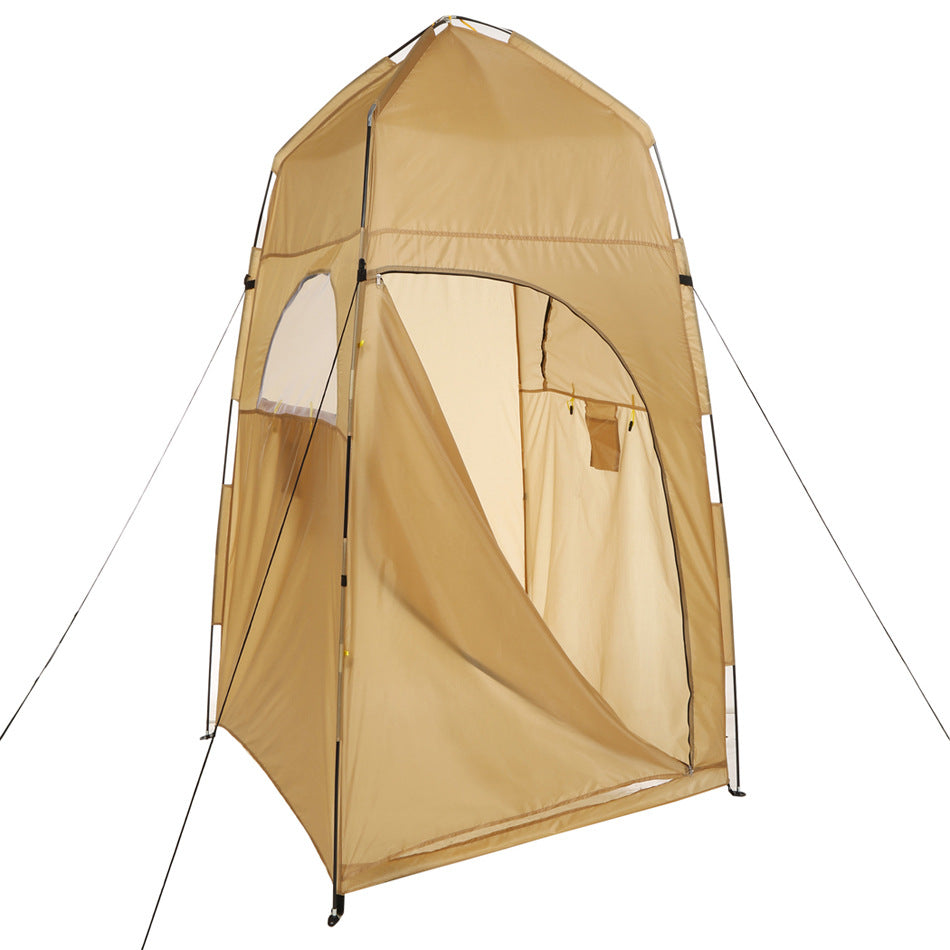 Outdoor Products Dressing Tent Shower Beach Tent Convenient Bathing Outdoor Tent Awning Yellow Individual