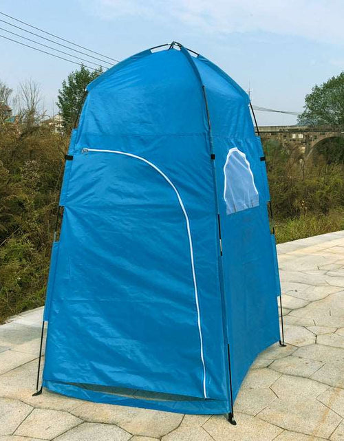 Load image into Gallery viewer, Outdoor Products Dressing Tent Shower Beach Tent Convenient Bathing Outdoor Tent Awning Blue Individual
