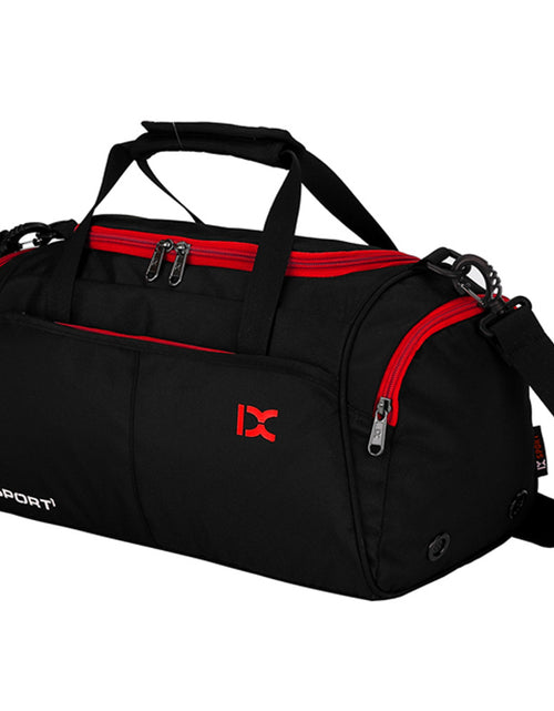 Load image into Gallery viewer, Fashion Portable Yoga Sports Bag Black And Red Combo
