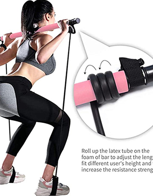 Load image into Gallery viewer, Stretching Pilates Stick Yoga Home Stretch Training Puller Multifunctional Fitness Stick
