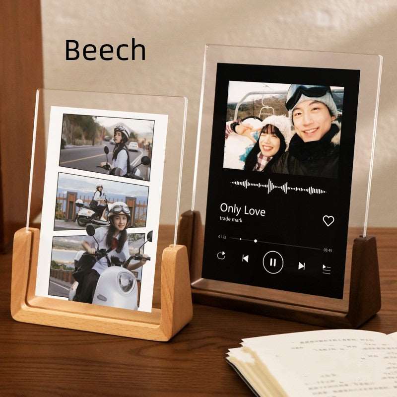 Advanced Sense Walnut U-shaped Photo Frame in Various Size Beech