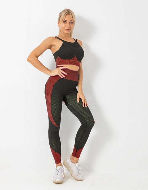 Load image into Gallery viewer, Fitness Fusion: Female Yoga Set - Elevate Your Workout with Stylish and Functional Gym Wear - Best Selling Product - Causal Crossing Training
