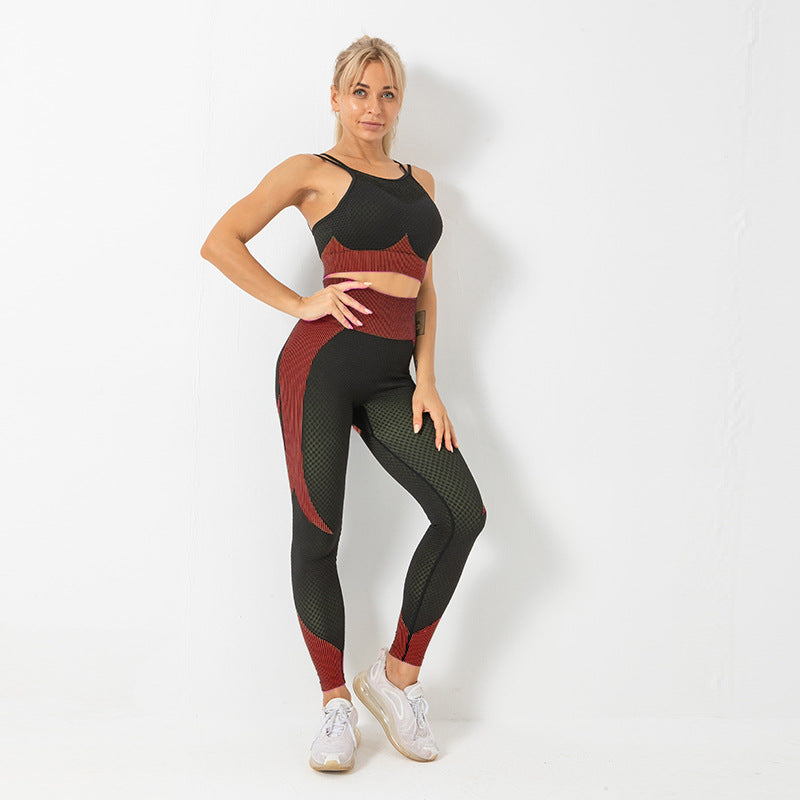 Fitness Fusion: Female Yoga Set - Elevate Your Workout with Stylish and Functional Gym Wear - Best Selling Product - Causal Crossing Training