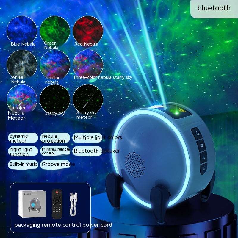 Dream Starry Sky Projector HD Laser Projection Lamp Fantasy Children's Toy USB Bluetooth Plus 10 Pure Music