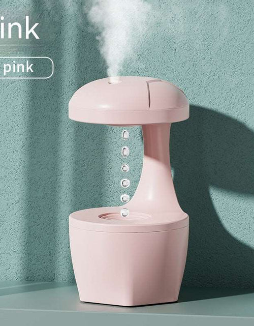 Load image into Gallery viewer, Suspended Anti-gravity Humidifier Mute Household Pink USB
