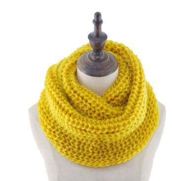 Men Scarf Women Knitted Scarf Girl Collar Ginger Adjustable