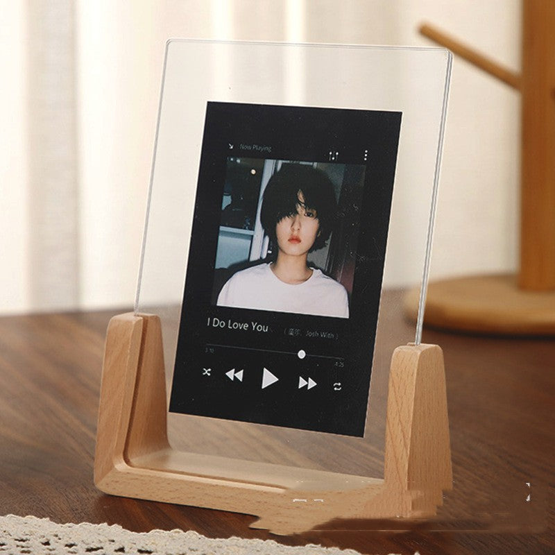 Advanced Sense Walnut U-shaped Photo Frame in Various Size