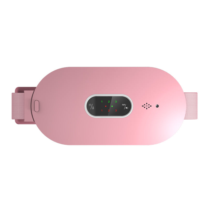 Menstrual Dysmenorrhea Electric Heat Massage Artifact Pink USB