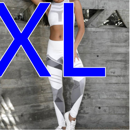 Load image into Gallery viewer, Sculpt &amp; Support: High Elastic Push-Up Fitness Leggings Sport &amp; Yoga Pants in Various Style &amp; Color XL Whiteset
