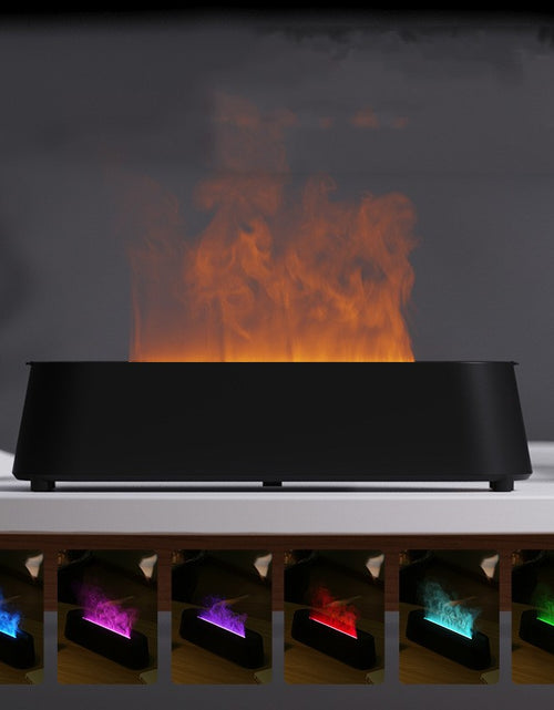 Load image into Gallery viewer, Colorful Flame Aroma Diffuser Automatic Home Use Desktop
