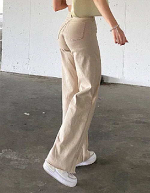 Load image into Gallery viewer, Street Chic: High Waist Slim Bell Bottom Jeans - Spice Girl Style Denim Pants Flaky Trousers
