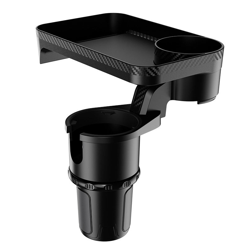 Car-mounted 360-degree Rotating Dinner Tray Holder Black