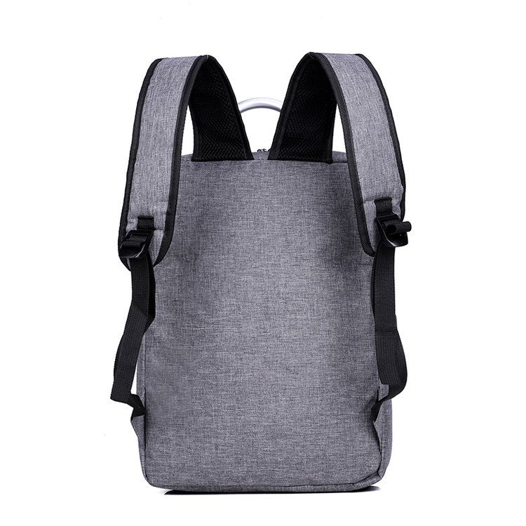 Shoulder Computer Bag 15.6-inch Notebook Backpack Male Square Vertical Business Causal Style