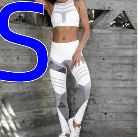 Load image into Gallery viewer, Sculpt &amp; Support: High Elastic Push-Up Fitness Leggings Sport &amp; Yoga Pants in Various Style &amp; Color S Whiteset
