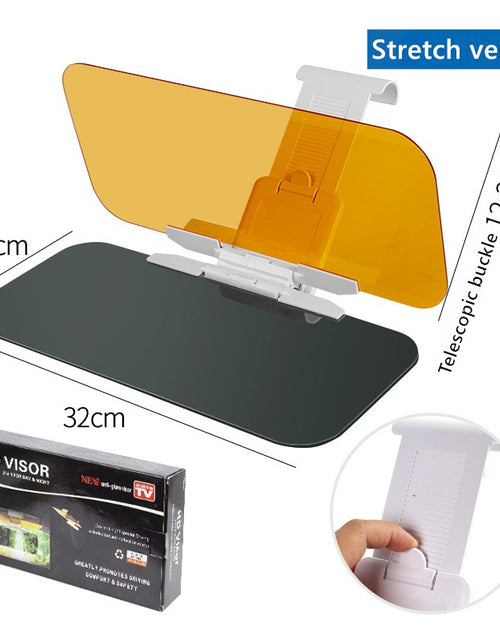 Load image into Gallery viewer, Car Anti-glare Lens Block UV Mirror Sun Visor Yellow
