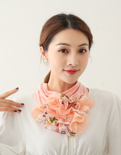 Load image into Gallery viewer, Women&#39;s bib scarf Light pink
