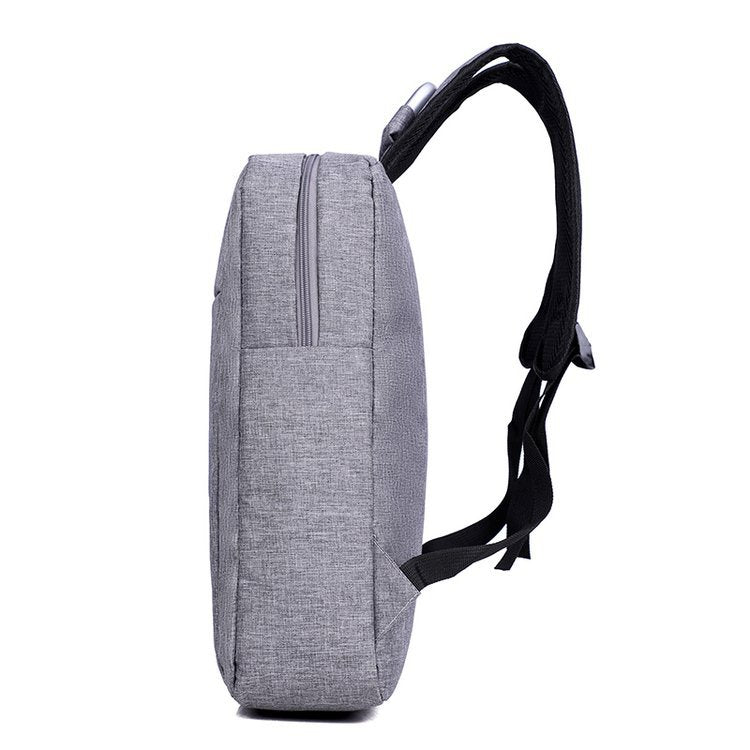 Shoulder Computer Bag 15.6-inch Notebook Backpack Male Square Vertical Business Causal Style