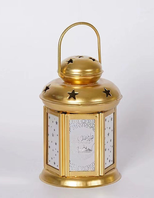 Load image into Gallery viewer, LED Atmosphere Castle Small Night Lamp Retro Golden
