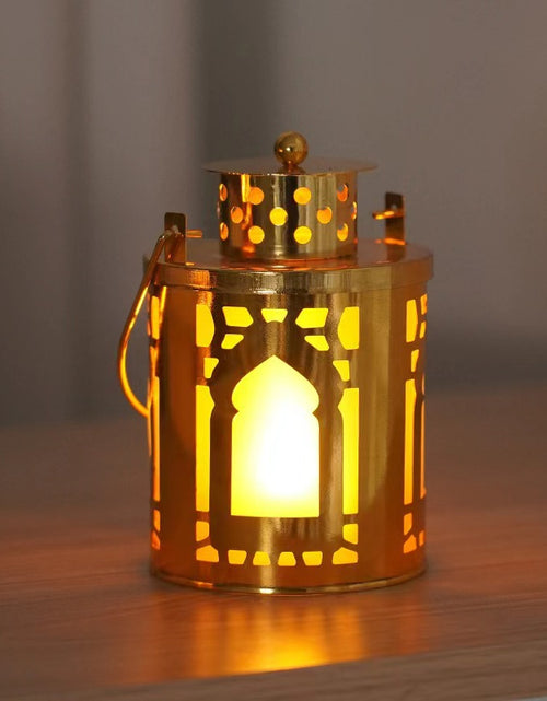 Load image into Gallery viewer, LED Atmosphere Castle Small Night Lamp Retro Hollow Castle
