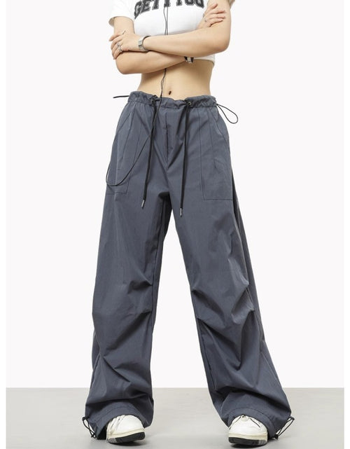 Load image into Gallery viewer, Loosely Comfortable: Drawstring Elastic Waist Casual Charging Sports Trousers - Stay Comfortable and Active All Day Long
