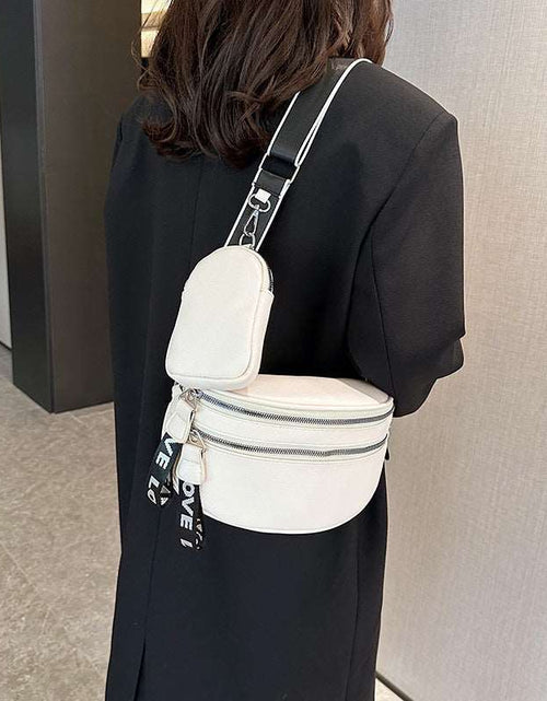 Load image into Gallery viewer, Women&#39;s Fashion Simple Shoulder Messenger Bag White
