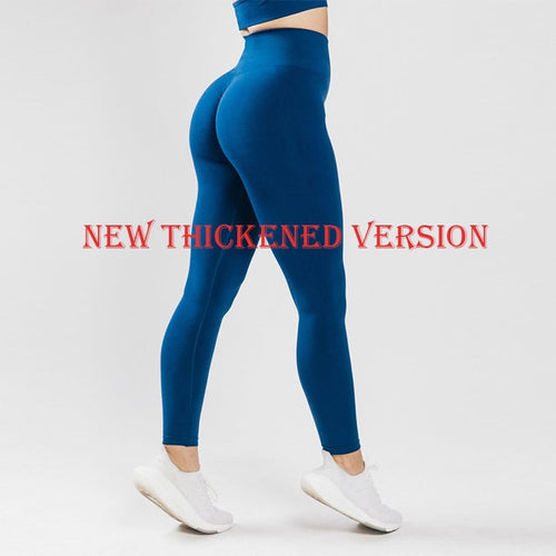 Load image into Gallery viewer, Leggings Woman Gym Sports Tights Blue M
