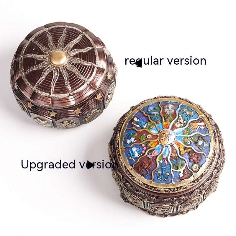 Retro Rotating Luminous Constellation Music Box Birthday Gift For Girls