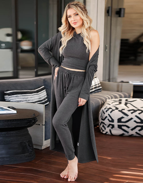 Load image into Gallery viewer, Popular Pick: Women&#39;s Knitted Slim-Fit Vest and Trousers Sports Suit - Elevate Your Active Style with Comfort and Elegance - A Bestseller!
