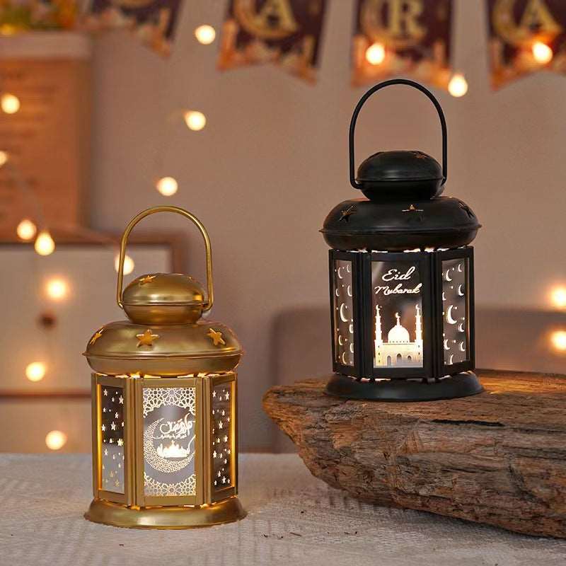 LED Atmosphere Castle Small Night Lamp Retro