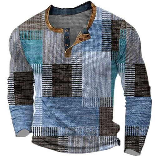 Load image into Gallery viewer, Men&#39;s Long Sleeve T-shirt Digital Printing Long Sleeve PCX31019103
